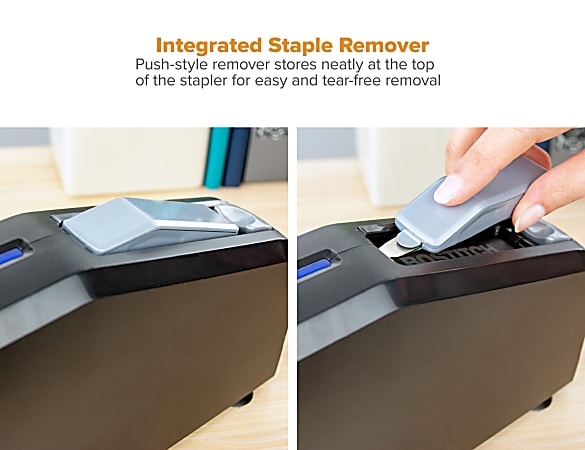 Office Depot Brand Premium Full Strip Stapler Combo With Staples And  Remover Black - Office Depot