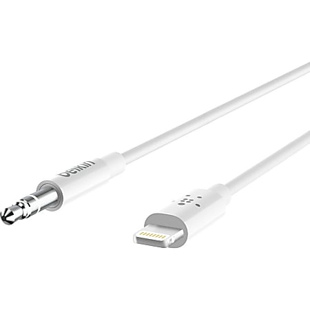 Belkin 3.5 mm Audio Cable With Lightning Connector 2.95 ft
