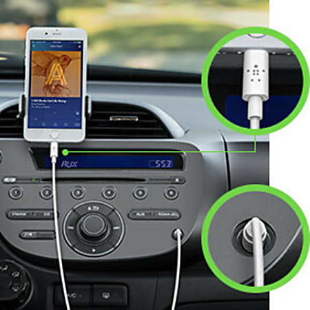Belkin 3.5 mm clearance to lightning cable