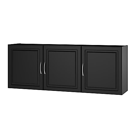 Ameriwood™ Home Kendall 54" Wall Cabinet, 2 Shelves, Black