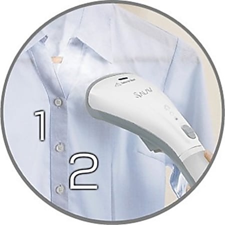 Salav Hs-04/t Quicksteam Handheld Garment Steamer Gray