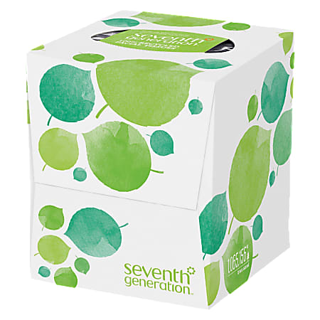 Seventh Generation™ 2-Ply Facial Tissues, 100% Recycled, 85 Sheets Per Box