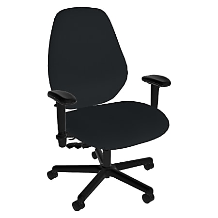 Sitmatic GoodFit Big And Tall Ergonomic Fabric High-Back Chair, Black, SM7014097