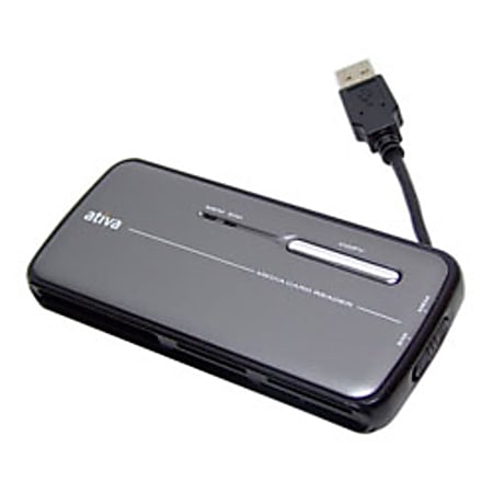 Ativa® 24-In-1 Universal Memory Card Reader/Writer