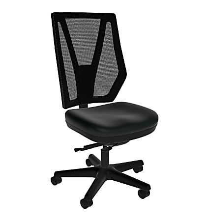 Sitmatic GoodFit Mesh Synchron High-Back Chair, Black