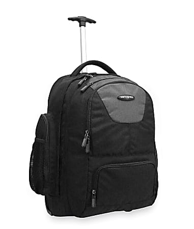 Samsonite® Wheeled Backpack, Charcoal/Black