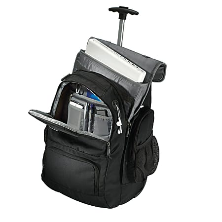 Samsonite Wheeled Backpack CharcoalBlack Office Depot