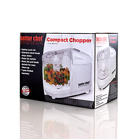 Better Chef Compact 12 Ounce Mini Chopper in Red