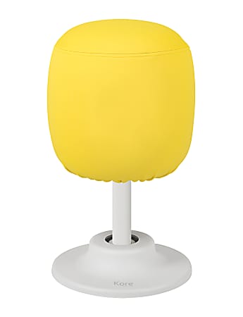 Kore Design™ Kids Adjustable Pivot Stool, Yellow/White, KDAP2524WK