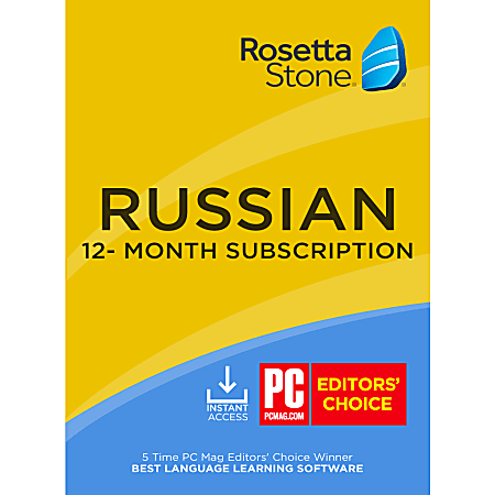 Learn Russian: Rosetta Stone Russian, 1-Year Subscription