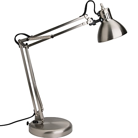 Lorell® LED Architect-style Lamp, Silver
