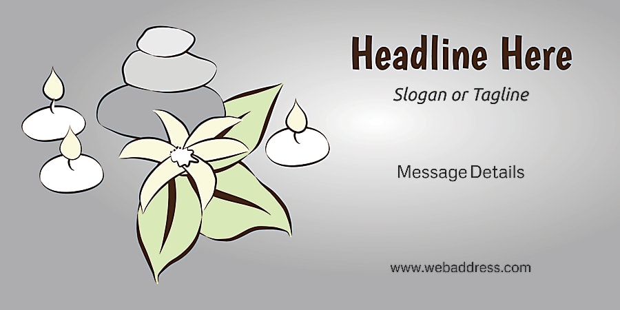 Mesh Banner, 8" x 4"