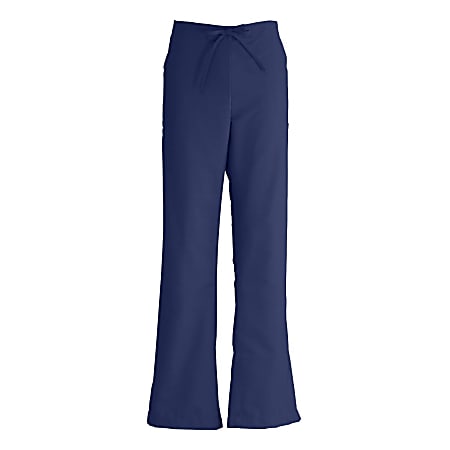 Medline ComfortEase™ Ladies' Modern Fit Petite Cargo Scrub Pants, Small, Midnight Blue