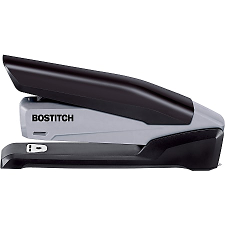 Bostitch® InJoy™ 20 Spring-Powered Compact Stapler, 20 Sheets Capacity,  Black/Gray - Zerbee