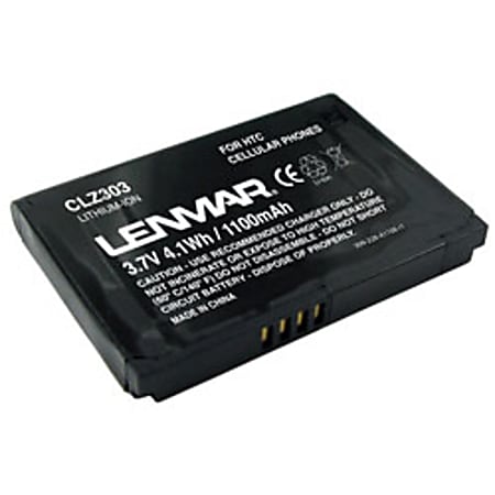 Lenmar® CLZ303 Lithium-Ion Cellular Phone Battery, 3.7 Volts, 1100 mAh Capacity