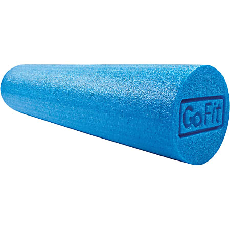 GoFit Foam Roll (24-Inch, Blue) - Blue - Foam