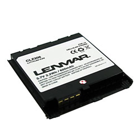 Lenmar® CLZ306 Lithium-Ion Cellular Phone Battery, 3.7 Volts, 600 mAh Capacity