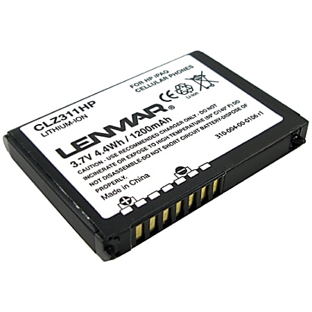 Lenmar® CLZ311HP Lithium-Ion Cellular Phone Battery, 3.7 Volts, 1200 mAh Capacity
