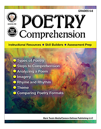 Mark Twain Media Poetry Comprehension, Grades 6-8