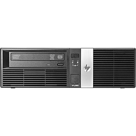 HP Point of Sale System rp5800 - DT - 1 x Core i3 2120 / 3.3 GHz - RAM 4 GB - HDD 2 x 500 GB - DVD - HD Graphics 2000 - GigE - Win 7 Pro - monitor: none