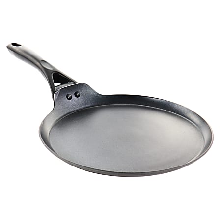 Oster Forged Aluminum Nonstick Round Pancake Pan, 10”, Black