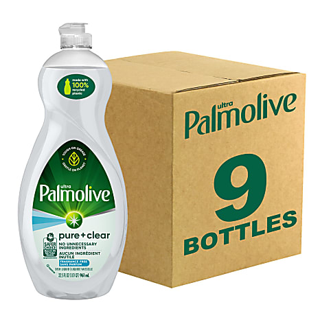 Palmolive Ultra Pure Clear Liquid Dish Soap Fragrance Free 32 5 Oz