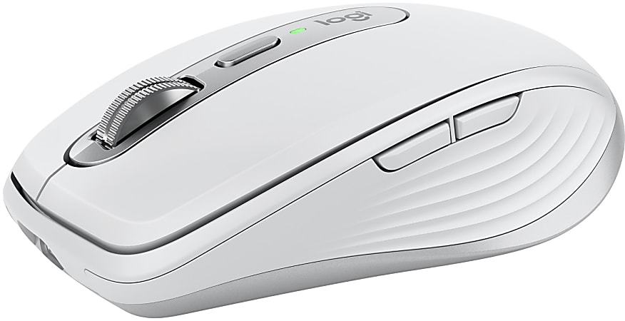 Logitech&reg; MX Anywhere 3S Compact Wireless Mouse, 61% Recycled, Pale Gray, 910-006926