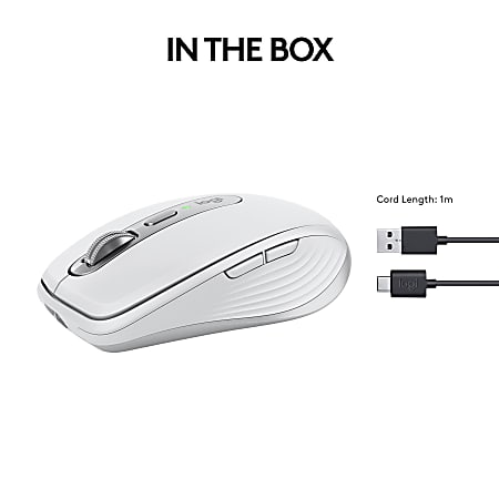 Logitech MX Anywhere 3S Compact Wireless Mouse 78percent Recycled
