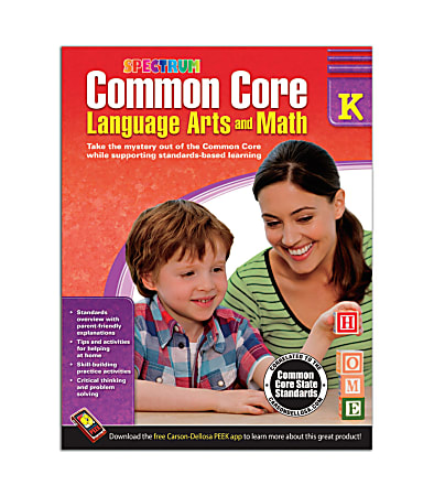 Spectrum Common Core Language Arts And Math, Grade K