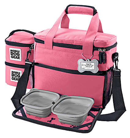 Overland Dog Gear Week Away® Bag For Small Dogs, Pink