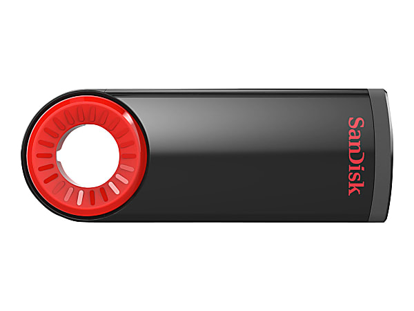 SanDisk Cruzer Dial USB 2.0 Flash Drive 64GB Black SDCZ57 064G A46