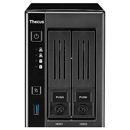 Thecus® N2810 2-Bay NAS, SATA III, 4465067