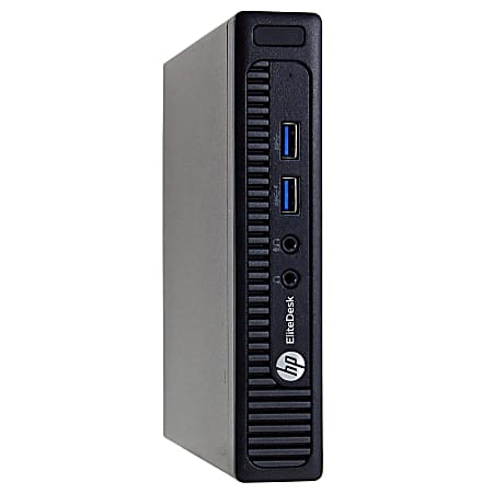 HP EliteDesk 800 G1 Refurbished Desktop PC, Intel® Core™ i5-4570S, 16GB Memory, 256GB Solid State Drive, Windows® 10 Pro, OD1-1318