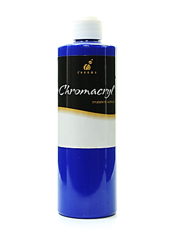 Chroma Chromacryl Students' Acrylic Paint, 1 Pint, Warm Blue, Pack Of 2