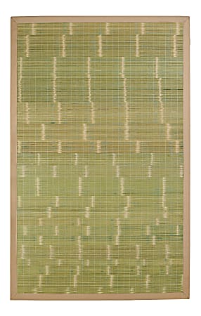Anji Mountain Key West Bamboo Rug, 4' x 6', Green