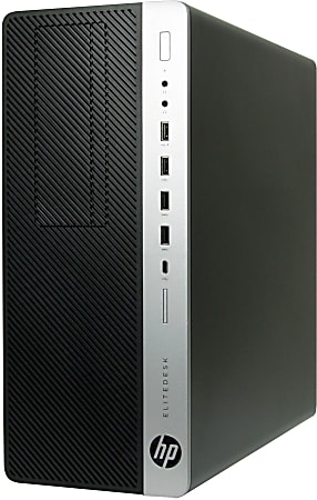 HP EliteDesk 800 G3 Refurbished Desktop PC, Intel® Core™ i5-7500, 8GB Memory, 256GB Solid State Drive, Windows® 10 Pro, OD1-1321