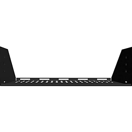 Sanus Component Series AV Rack Shelf - 2RU Vented Rack Shelf - Black -  - CASH22B1