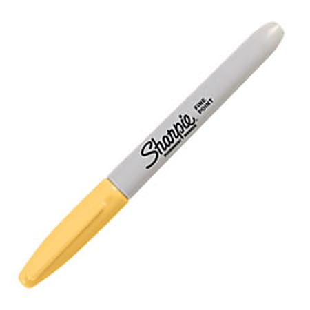 Sharpie® Permanent Fine-Point Marker, Banana Clip Yellow