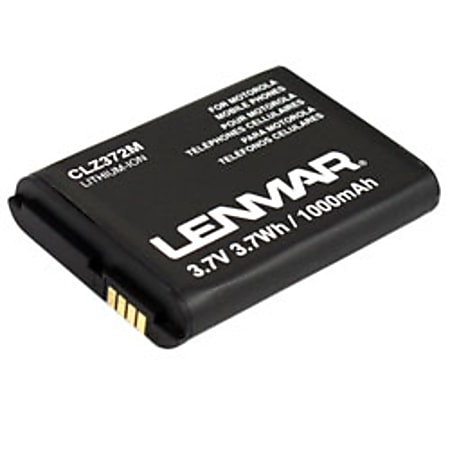 Lenmar® CLZ372M Lithium-Ion Cellular Phone Battery, 3.7 Volts, 750 mAh Capacity