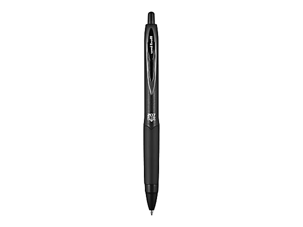 Uniball 207+ Plus: 6 Ricariche Per Penna A Sfera, Punta Media 0.7 Mm, Inchiostro Blu. Tecnologia Super Ink Anti-Frode