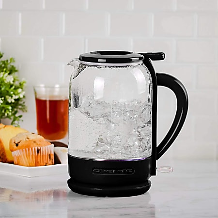 Ovente Electric Hot Water Glass Kettle 1.5 Liter Borosilicate