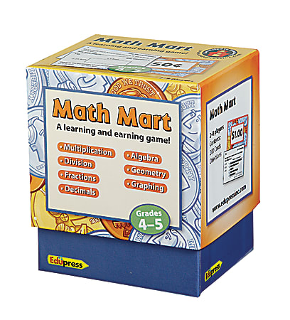 Edupress Math Mart Game, Grades 4 - 5