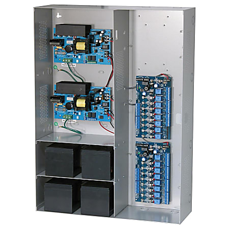 Altronix MAXIMAL33 Proprietary Power Supply - Wall Mount - 110 V AC Input - 12 V DC @ 5.5 A, 24 V DC @ 5.7 A Output - 16 +12V Rails