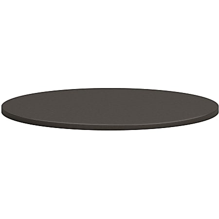 HON Mod HLPLTBL42RND Conference Table Top - 42" - Finish: Slate Teak