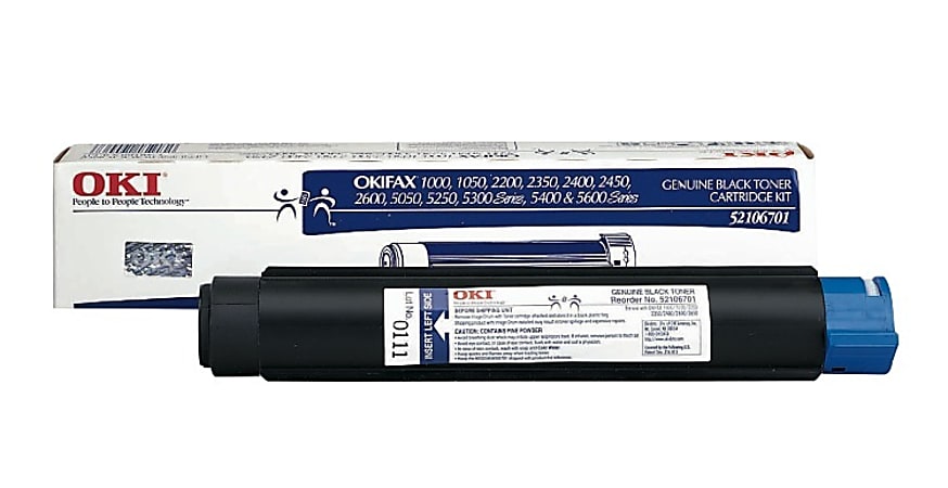 OKI&reg; 52106701 Black Fax Toner Kit
