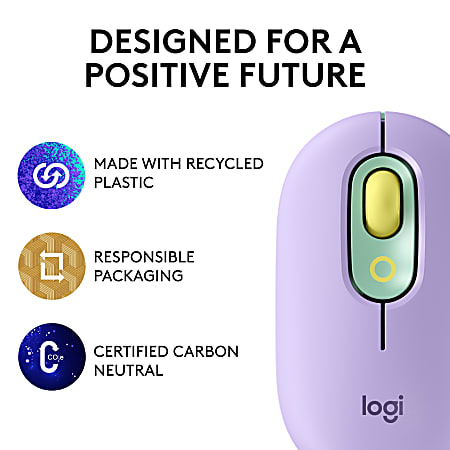 Logitech POP Mouse Wireless Mouse with Customizable Emojis
