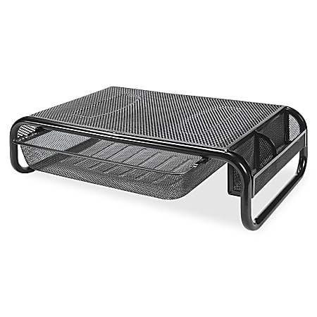 Lorell® Mesh Monitor/Printer Stand, Black