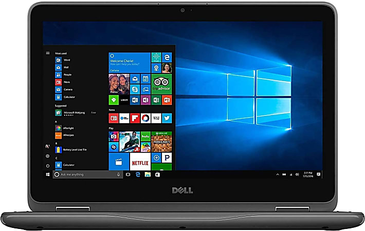 Dell™ 3190 Refurbished Laptop, 11.6" Touch Screen, Intel® Pentium® N5000, 4GB Memory, 128GB Solid State Drive, Windows® 10, OD5-1690