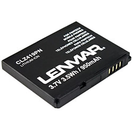 Lenmar® CLZ419PN Lithium-Ion Cellular Phone Battery, 3.7 Volts, 950 mAh Capacity