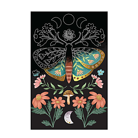 Brea Reese Mini Scratch Art Pad Set Lunar 3 12 x 5 12 Total Qty 1 ...